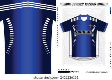 Vector futuristic abstract background pattern for sport jersey design