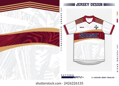 Vector futuristic abstract background pattern for sport jersey design