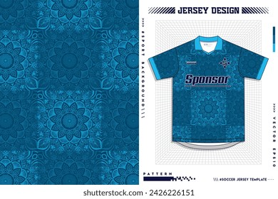 Vector futuristic abstract background pattern for sport jersey design