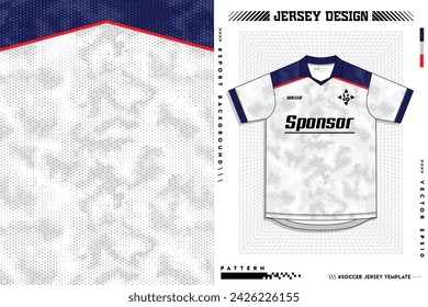 Patrón de fondo abstracto futurista del vector para el diseño del jersey del deporte