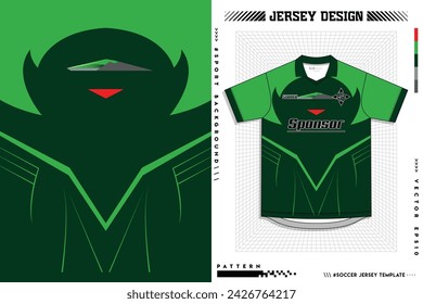 Vector futuristic abstract background pattern for sport jersey design
