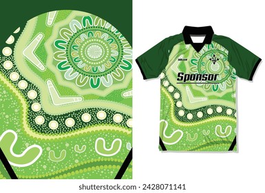 Vector futuristic abstract background pattern for sport jersey design