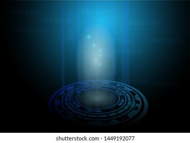 Vector of futuristic abstract background template with modern design. Beauty and elegant. Technology Background.
