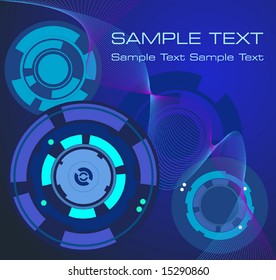 vector futuristic background