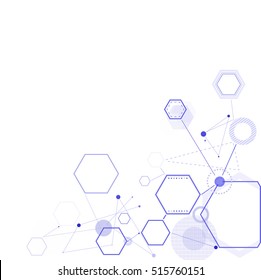 Vector futuristic background