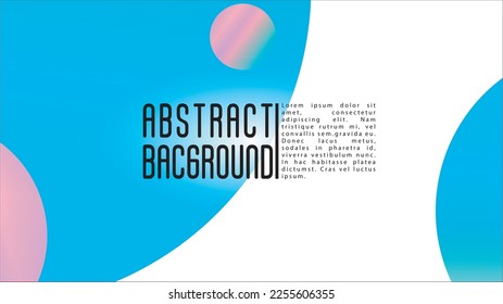 Vector Futuristic Background with Gradient Mesh Holographic Circles. Bright Geometric Page Design with Lines, Dots, Round Shapes. Identity Style for your Business Flyer.