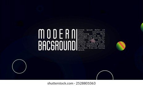 Vector Futuristic Background with Gradient Mesh Holographic Circles. Hipster Graphic Template Design with Lines, Dots, Round Shapes. Innovation Style for your Business Cover.