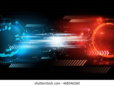 Vector futuristic background, Shiny vector illustration. Abstract speed concept with particles.