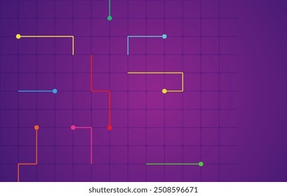 Vector Futurista Circuito Tablero Fondo Ilustración de stock	