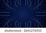 vector futuristic circuit board , Electronic motherboard , Communication and engineering concept , Hi-tech digital technology concept	
