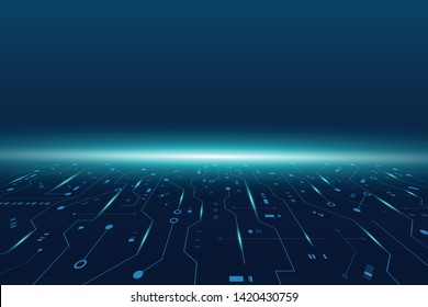 vector futuristic circuit board , Electronic motherboard , Communication and engineering concept , Hi-tech digital technology concept 