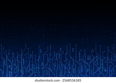 vector futuristic circuit board , Electronic motherboard , Communication and engineering concept , Hi-tech digital technology concept