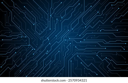 vector futuristic circuit board , Electronic motherboard , Communication and engineering concept , Hi-tech digital technology concept	