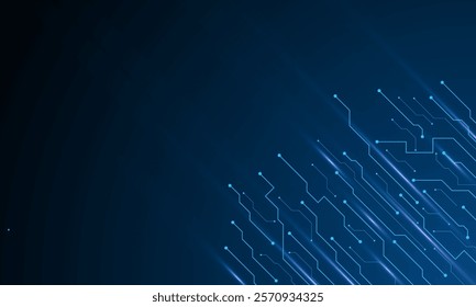 vector futuristic circuit board , Electronic motherboard , Communication and engineering concept , Hi-tech digital technology concept	