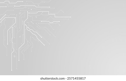 vector futuristic circuit board , Electronic motherboard , Communication and engineering concept , Hi-tech digital technology concept	
