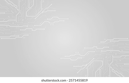 vector futuristic circuit board , Electronic motherboard , Communication and engineering concept , Hi-tech digital technology concept	
