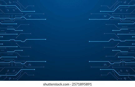 vector futuristic circuit board , Electronic motherboard , Communication and engineering concept , Hi-tech digital technology concept