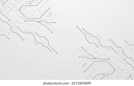 vector futuristic circuit board , Electronic motherboard , Communication and engineering concept , Hi-tech digital technology concept