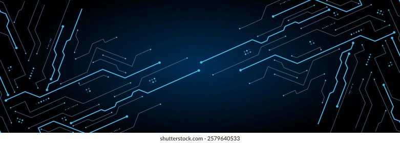 vector futuristic circuit board , Electronic motherboard , Communication and engineering concept , Hi-tech digital technology concept	
