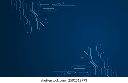 vector futuristic circuit board , Electronic motherboard , Communication and engineering concept , Hi-tech digital technology concept