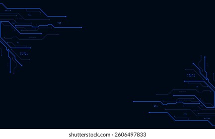 vector futuristic circuit board , Electronic motherboard , Communication and engineering concept , Hi-tech digital technology concept	
