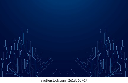 vector futuristic circuit board , Electronic motherboard , Communication and engineering concept , Hi-tech digital technology concept