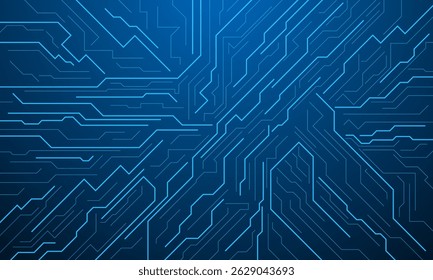 vector futuristic circuit board , Electronic motherboard , Communication and engineering concept , Hi-tech digital technology concept	
