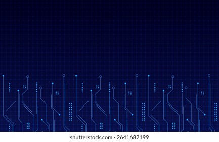 vector futuristic circuit board , Electronic motherboard , Communication and engineering concept , Hi-tech digital technology concept	