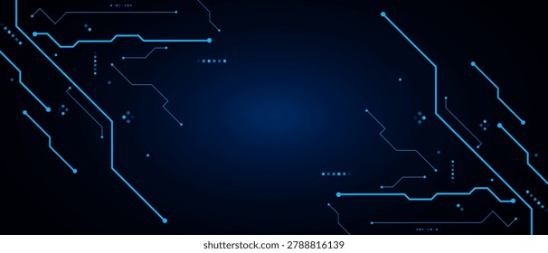 vector futuristic circuit board , Electronic motherboard , Communication and engineering concept , Hi-tech digital technology concept