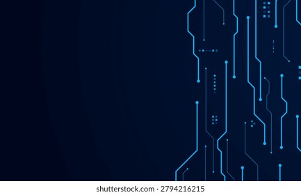 vector futuristic circuit board , Electronic motherboard , Communication and engineering concept , Hi-tech digital technology concept	
