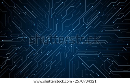 vector futuristic circuit board , Electronic motherboard , Communication and engineering concept , Hi-tech digital technology concept	