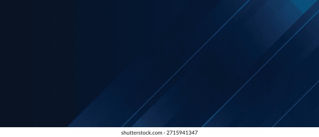 Fondo azul oscuro futurista del Vector con la luz y la sombra. con un estilo moderno del concepto
