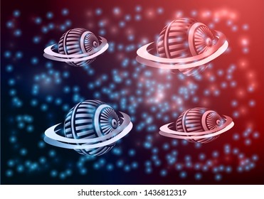 Vector of futuristic galaxi background ilustrator template. Beauty and elegant with modern design. Eps 10.