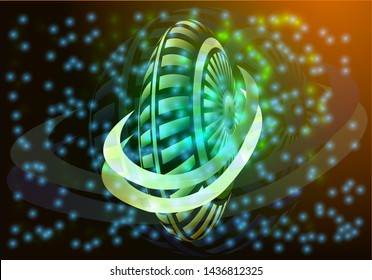 Vector of futuristic galaxi background ilustrator template. Beauty and elegant with modern design. Eps 10.