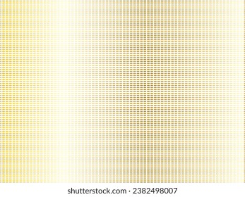 Vector futuristic gold light glowing background Abstract particle wave, points array with shallow depth of field. futuristic illustration. technology digital splash or
