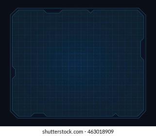 Vector futuristic grid as template for design. EPS 10