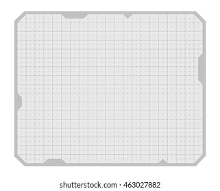Vector futuristic grid as template for design. EPS 10