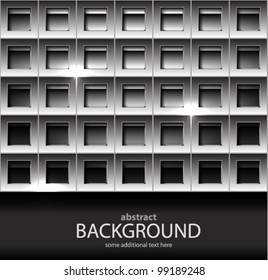 Vector futuristic metal background