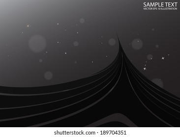 Vector futuristic  space design template - Abstract design background illustration