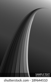Vector futuristic space metal  background illustration -  Metal abstract unknown shape illustration