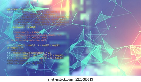 Vector futuristic technology background. Digital network concept. Data transmission