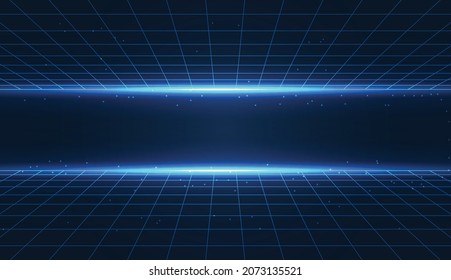 Vector futuristic technology background , Electronic motherboard , Communication and engineering concept.