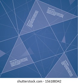 Vector futuristic template. Colorful background with place for your content.