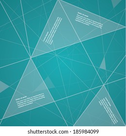 Vector futuristic template. Colorful background with place for your content.