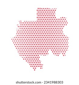Vector Gabon Dotted Map Illustration, can be used for business designs, presentation designs or any suitable designs.
