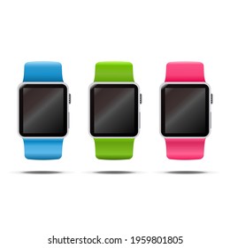 vector gadget Mockup with gradient realistic effect for business, education, website, app mobile, Mockup