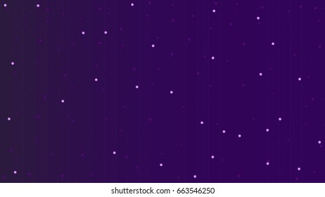 Vector Galaxy and star flat design background with text