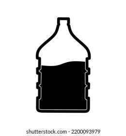 vector gallon of water on white background