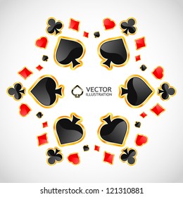 Vektorspiel-Komposition. Abstrakte Illustration.