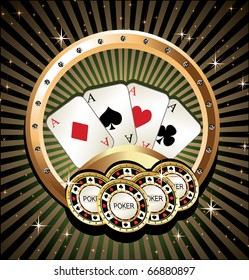 Vector Gambling Illustration